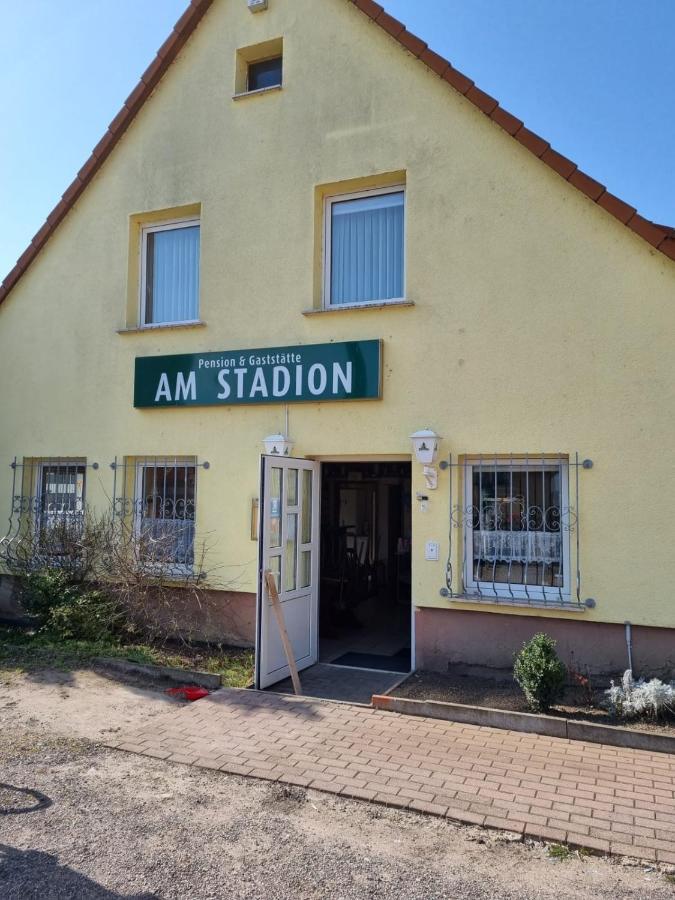 Pension Am Stadion Koelleda Exteriér fotografie